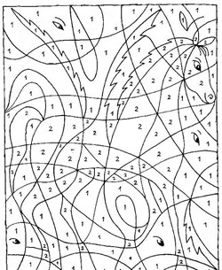 Horses Color by Numbers