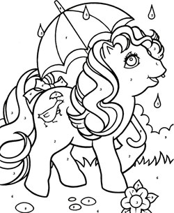 My Little Pony Color by Numbers