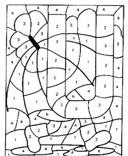 Umbrella Color by Numbers