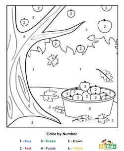 Fall Color by Number