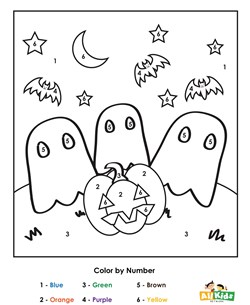 Halloween Color by Number