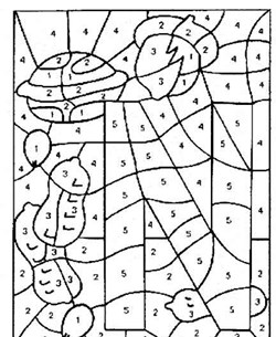 Nuts Color by Numbers