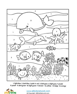 Ocean Color by Number