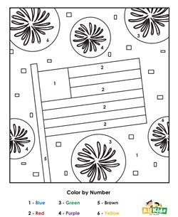 Patriotic Color by Number