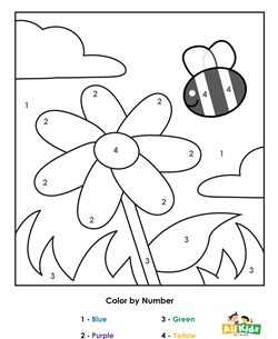 Spring Color by Number