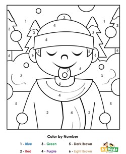 Winter Color by Number