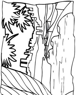 4th of july fireworks celebration coloring page