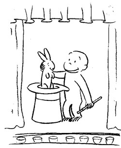 curious george magic coloring page