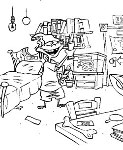 ed edd and eddy 2 coloring page