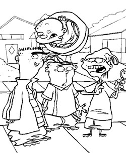 ed edd and eddy picture coloring page