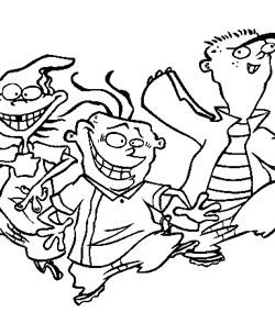 ed edd and eddy coloring page