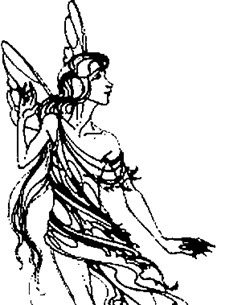 fairy coloring page