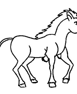 unicorn with beard coloring page