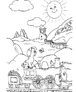golden book stories sunny coloring page