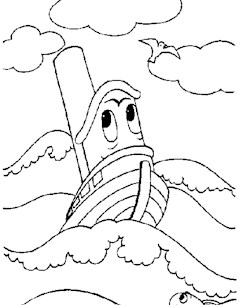 golden book tug boat coloring page