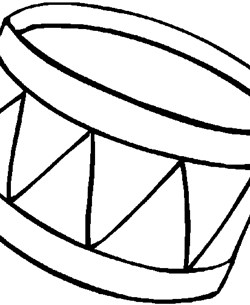 drum coloring coloring page