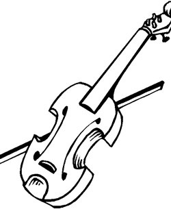 violin coloring page coloring page