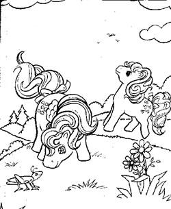 my little pony coloring page