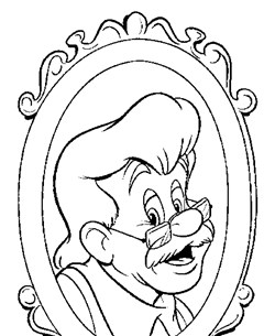 gepetto coloring page