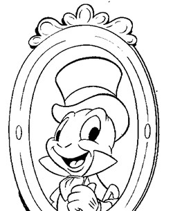 jiminy cricket coloring page