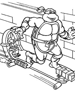 coloring teenage mutant ninja turtles coloring page