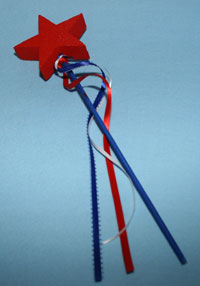 4th of july wand craft