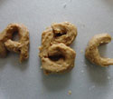 alphabet play dough