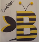 letter b bumblebee craft