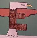 letter e craft - eagle