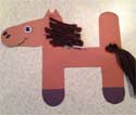 letter h horse craft