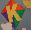 letter k kite craft