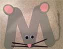 letter m mouse craft