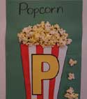 letter p popcorn craft