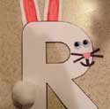 letter r rabbit craft