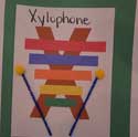letter x xylophone craft