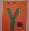 letter y yo-yo craft