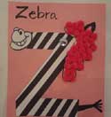 letter z zebra craft