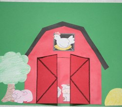 Peek-a-boo Barn Craft