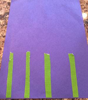 button flowers craft step 1