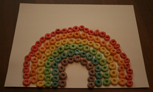 toddler rainbow craft