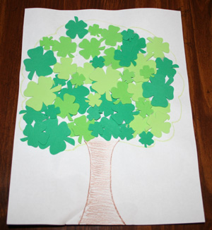 shamrock tree craft