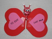 lollipop butterfly craft