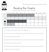 bar graph worksheet colors