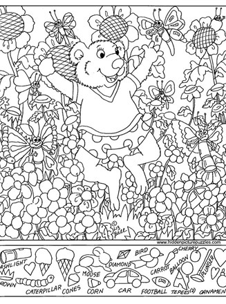 Hidden Pictures Flowers