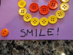 smile card craft for kids