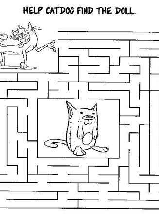 Maze Catdog Find Doll