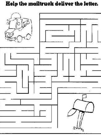 Medium Maze Mailtruck