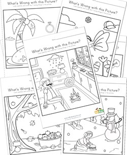 What's Wrong with this Picture Worksheets