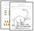 dinosaurs worksheets
