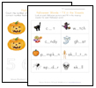 halloween day worksheets